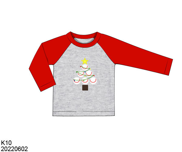 Christmas Baseball Shirt