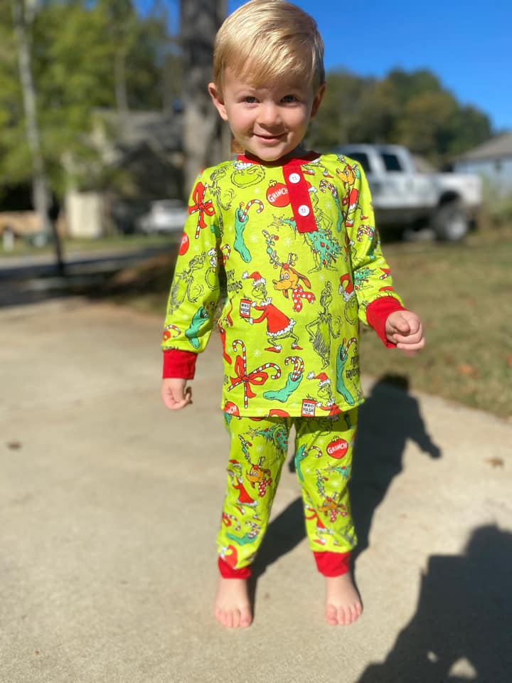 Green Grinch Pjs