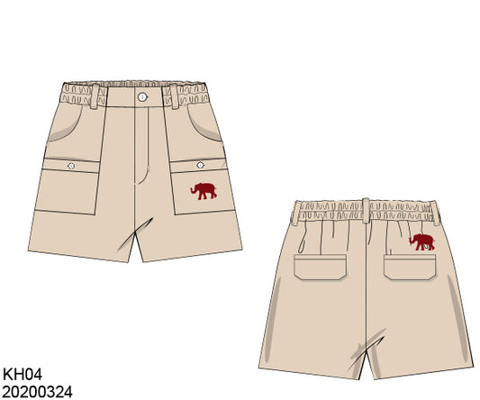 Elephant Khaki Shorts